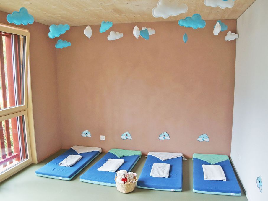 Schlafbereich. Foto: Stiftung 3FO (FK) Schlafbereich. Foto: Stiftung 3FO (FK)