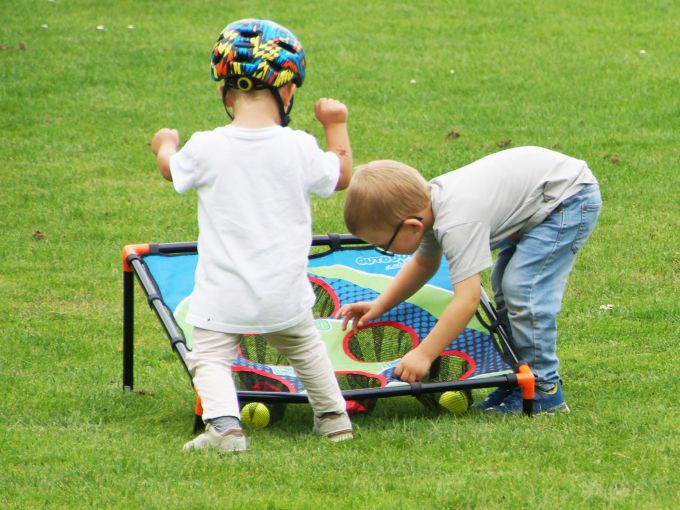 Das Wetter spielte beim Aussenspiel mit. Foto: Stiftung 3FO (FK)